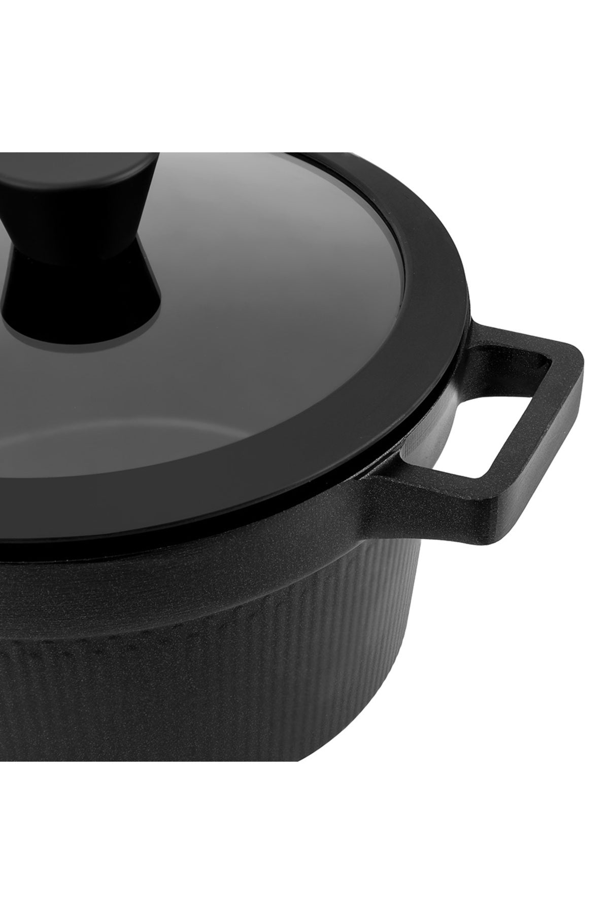 Royal Elite Black Aluminum Casting 7 Piece Cookware Set