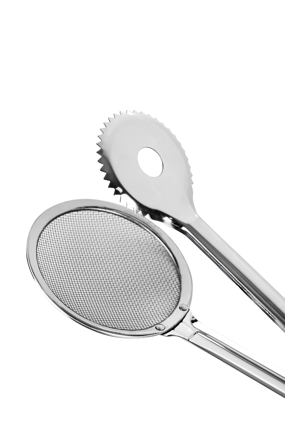Plain Strainer Frying Tongs