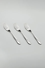 Safir Sade 12 Adet Yemek Çatal Takımı