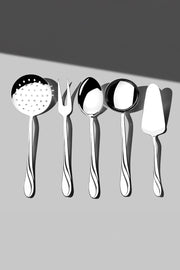 Safir Sade 5 Parça Paslanmaz Çelik Servis Takımı