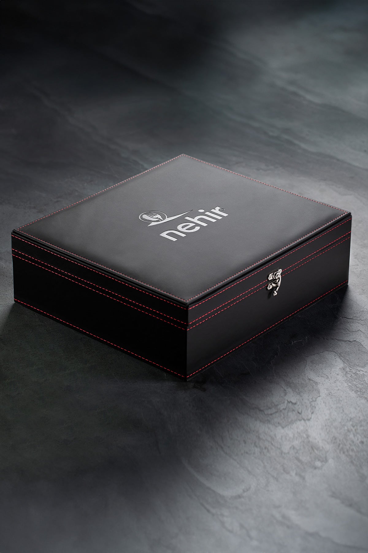 Safir Saten 12 Kişilik 89 Parça Deri Kutulu Çatal Kaşık Bıçak Takımı