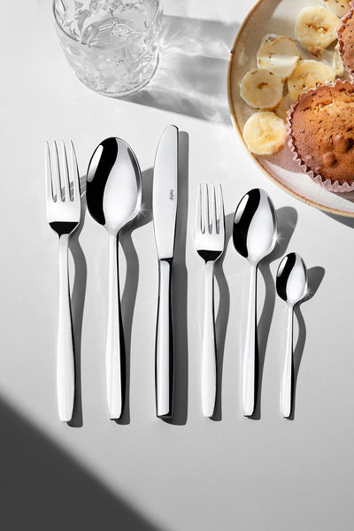 Sahra Plain 36 Piece Boxed Cutlery Set for 6 People