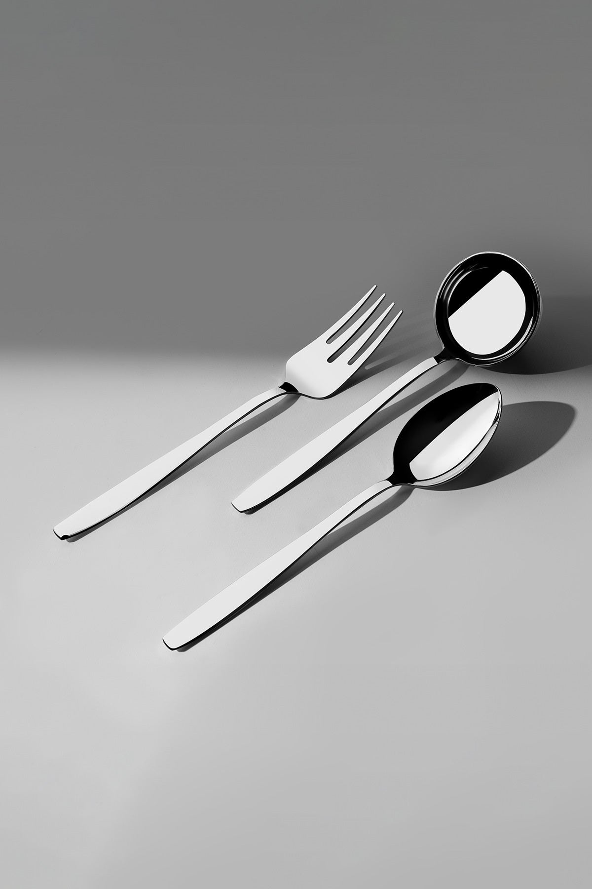 Sahra Simple 6 Piece Stainless Steel Serving Set