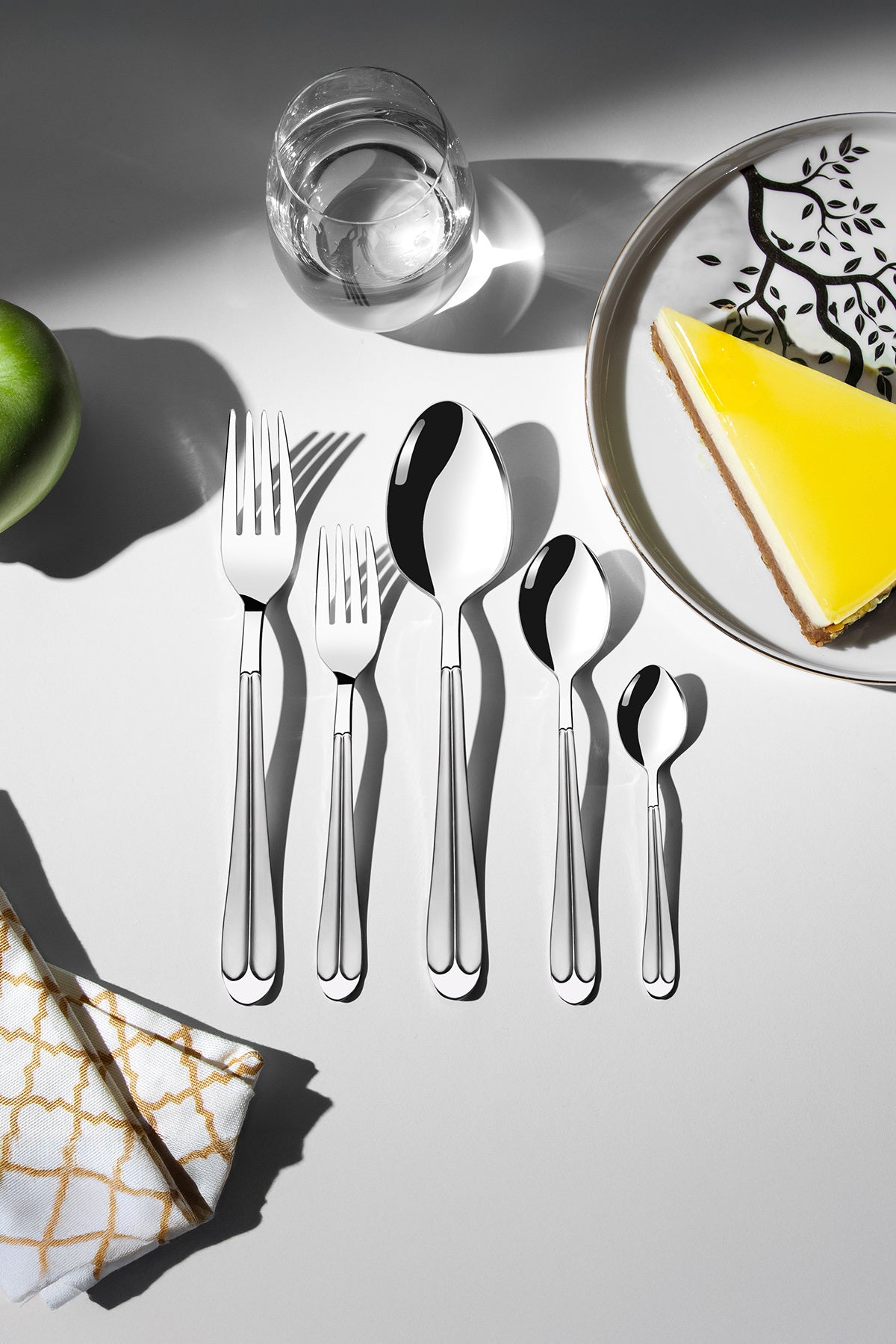 Saray Satin 60 Piece Boxed Cutlery Set for 12 People