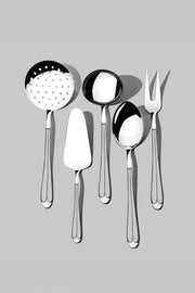 Saray Satin 5 Piece Stainless Steel Serving Set