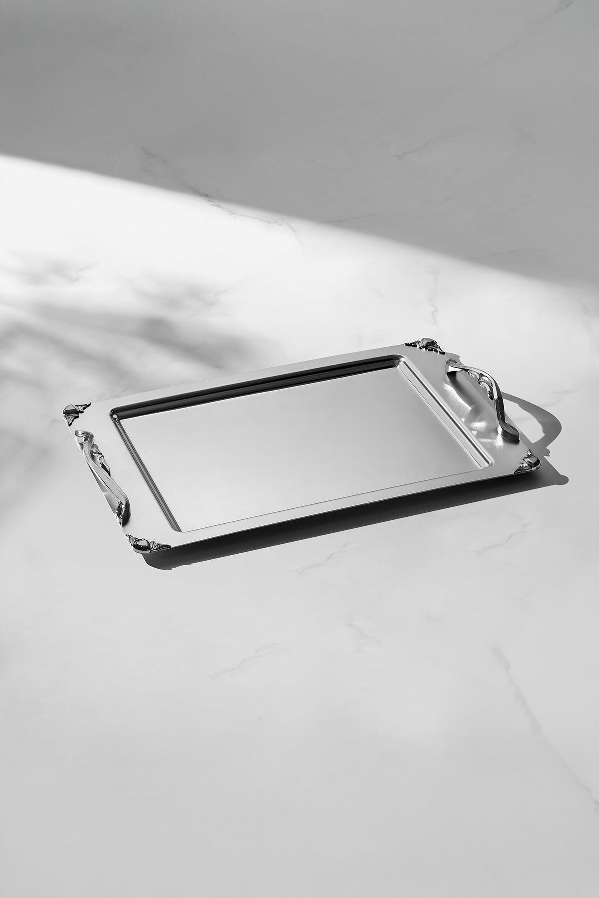 Sare Saten 2'li Çelik Tepsi Seti