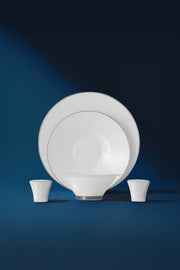 Siena Platinum Majestic 57-Piece Porcelain Dinner Set