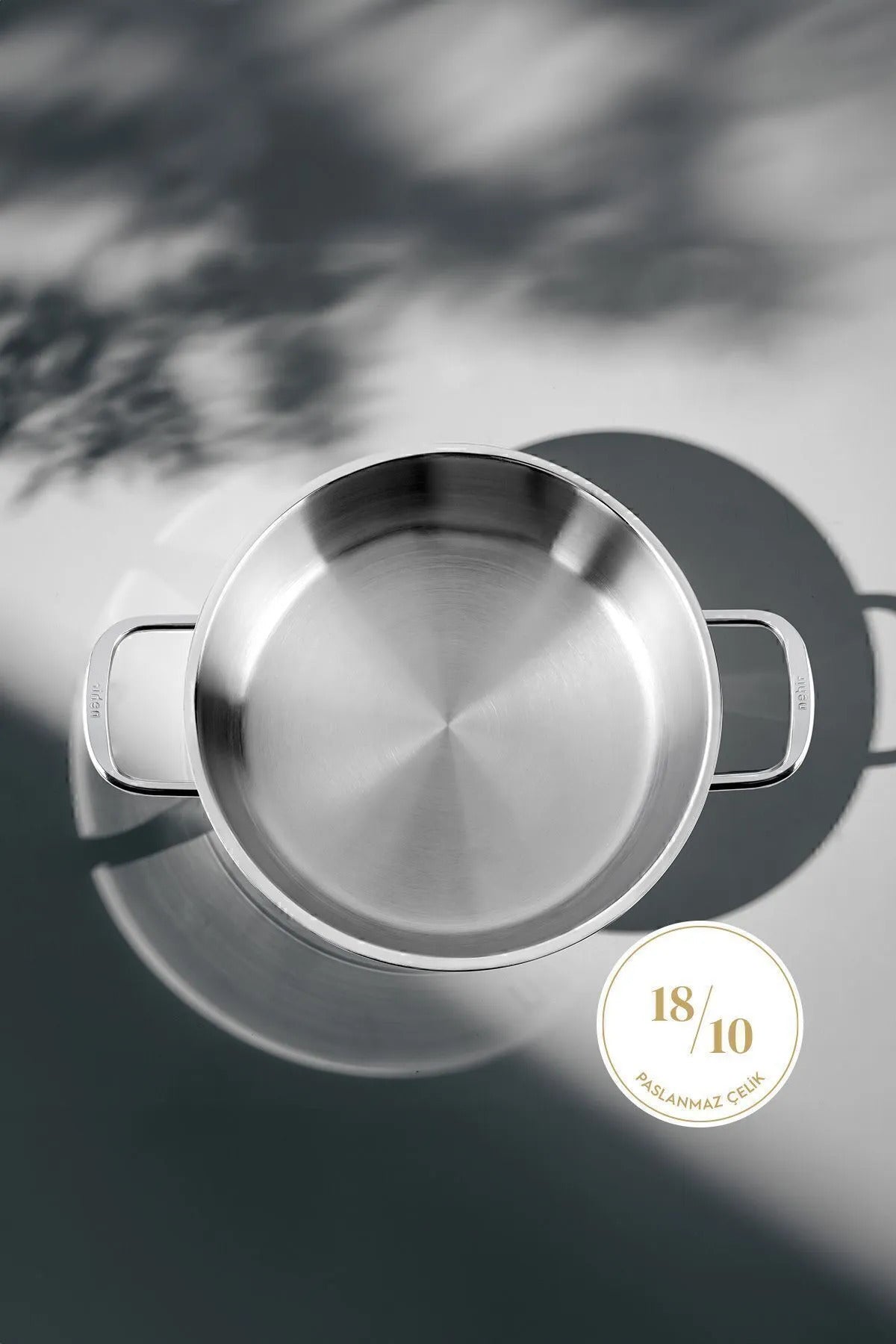 Silver 4 Parça Paslanmaz Çelik Sahan Seti (18-20 cm)