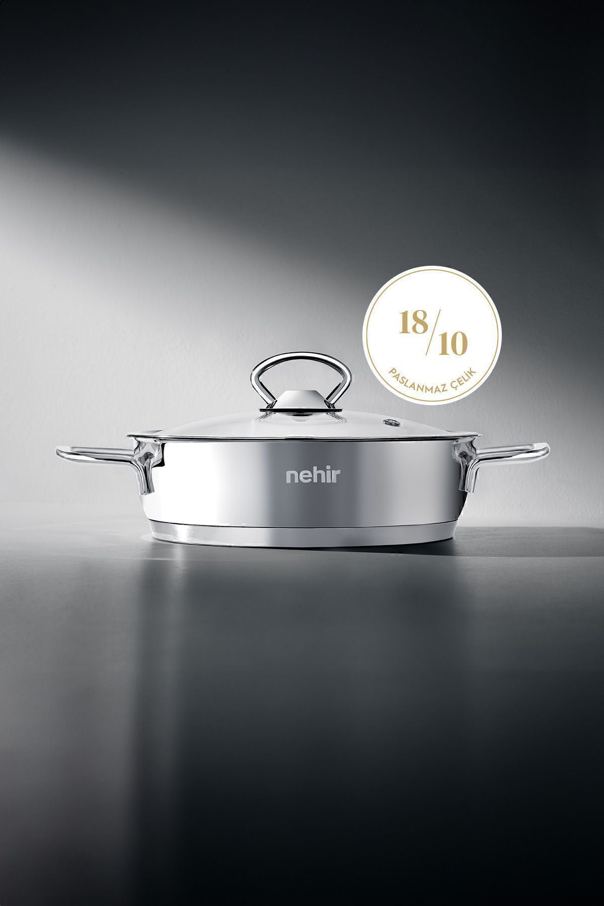 Silver 6 Piece Stainless Steel Pan Set (16-18-20 CM)