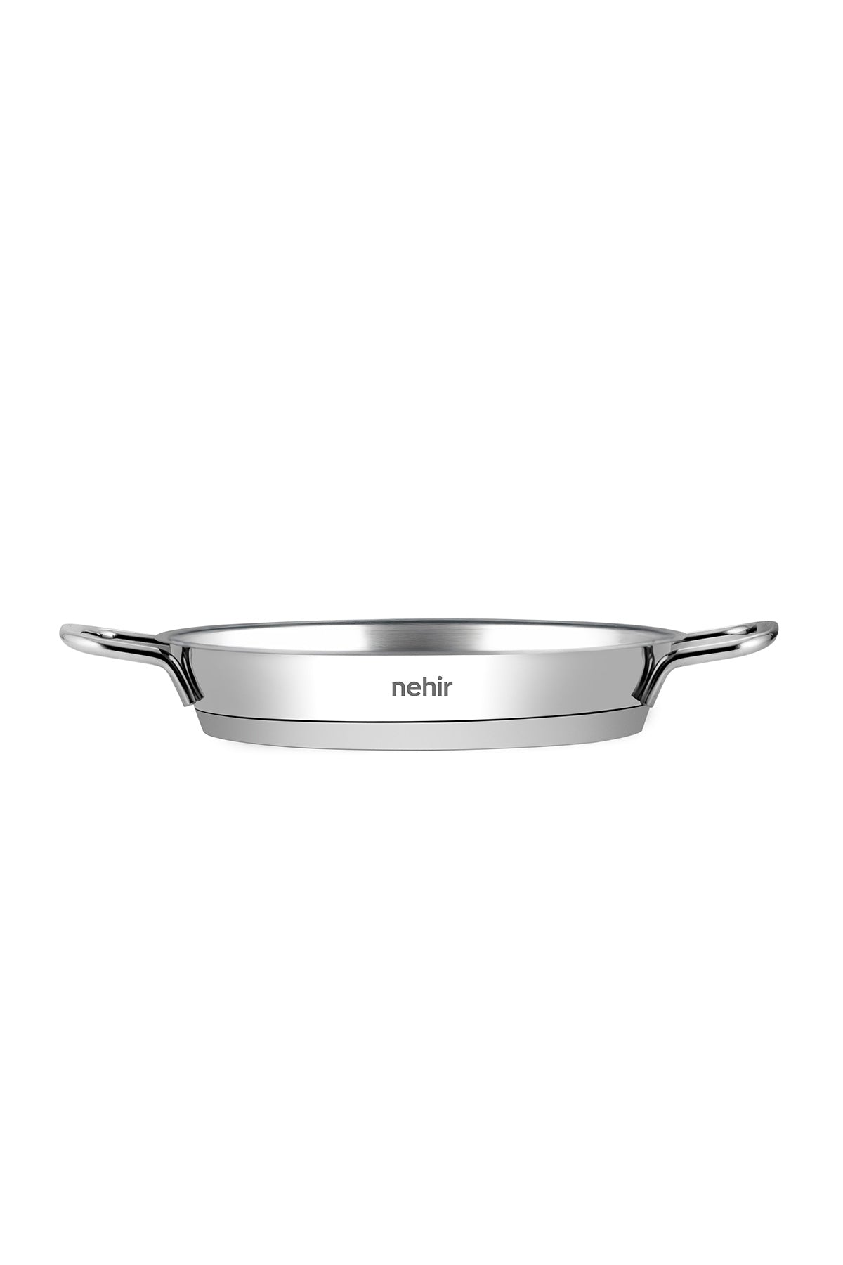 Silver Steel 3 Piece Italian Omelette Pan Set (16-18-20 cm)