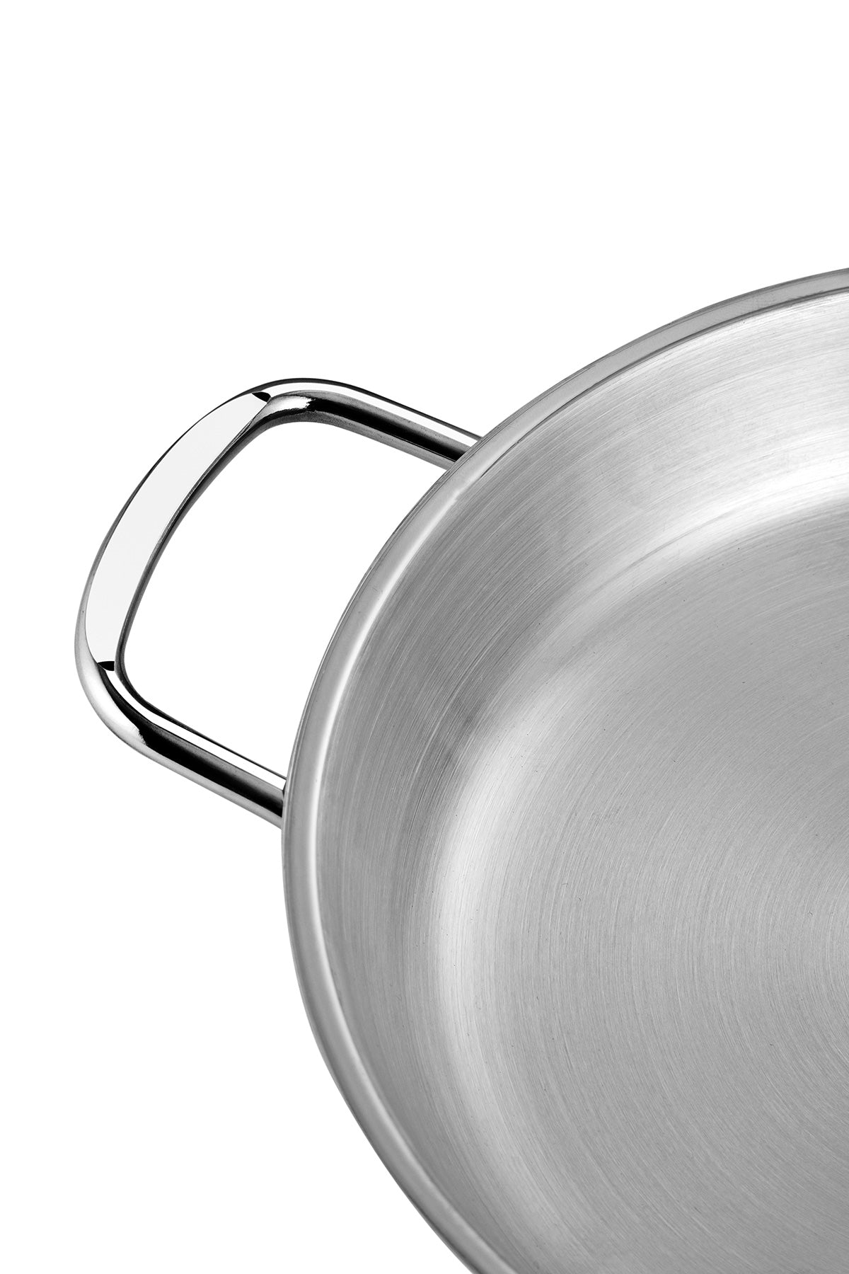 Silver Steel 3 Piece Italian Omelette Pan Set (16-18-20 cm)