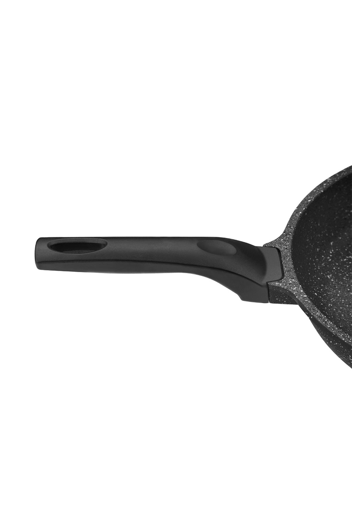 Black 2 Piece Aluminum Cast Granite 20-24 cm Pan Set