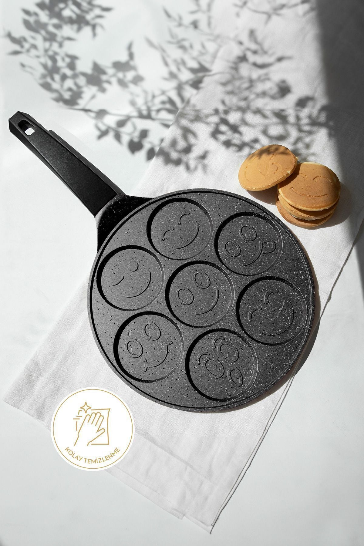 Black Aluminum Casting 27 cm Crepe Pan