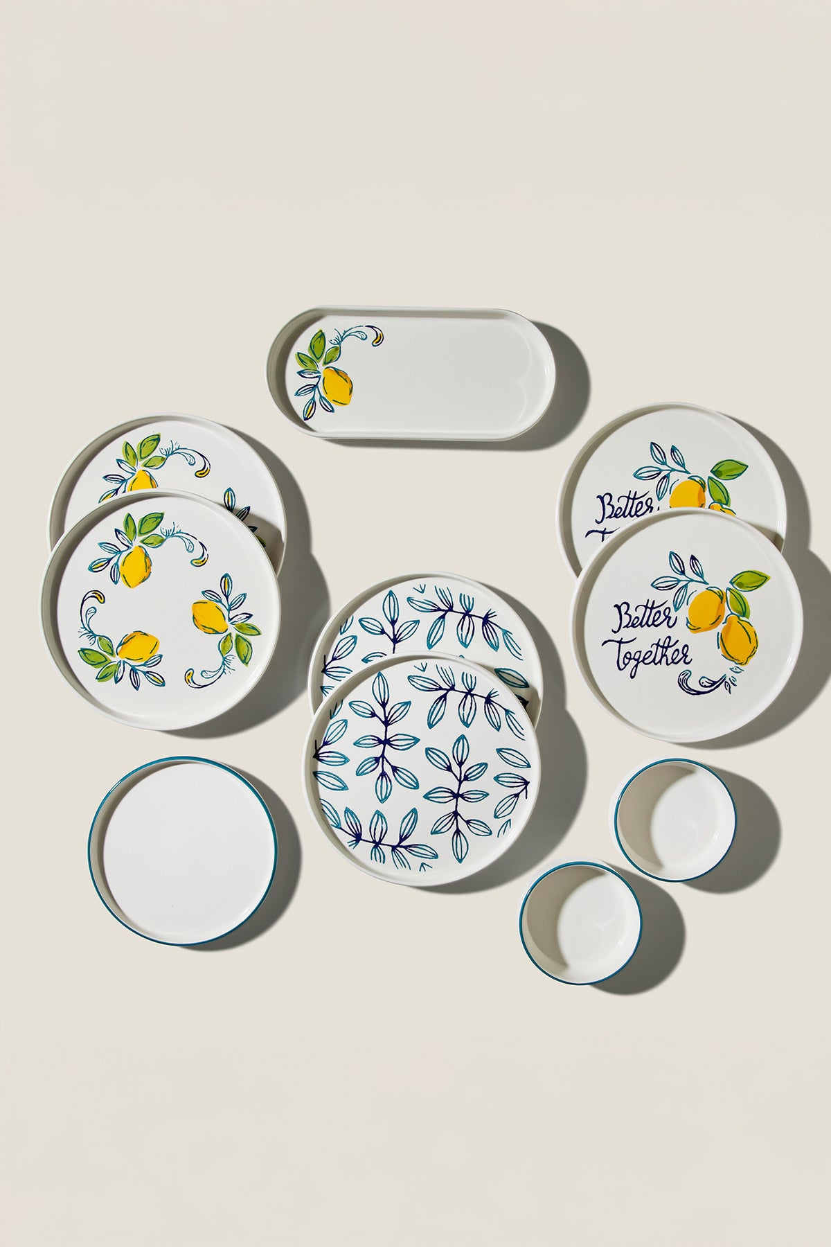 Sour Lemon 6 Kişilik 15 Parça Seramik Kahvaltı Takımı