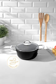 Titanium Black 20 cm Deep Pot