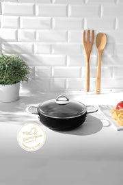 Titanium Black 26 cm Cauliflower Pot