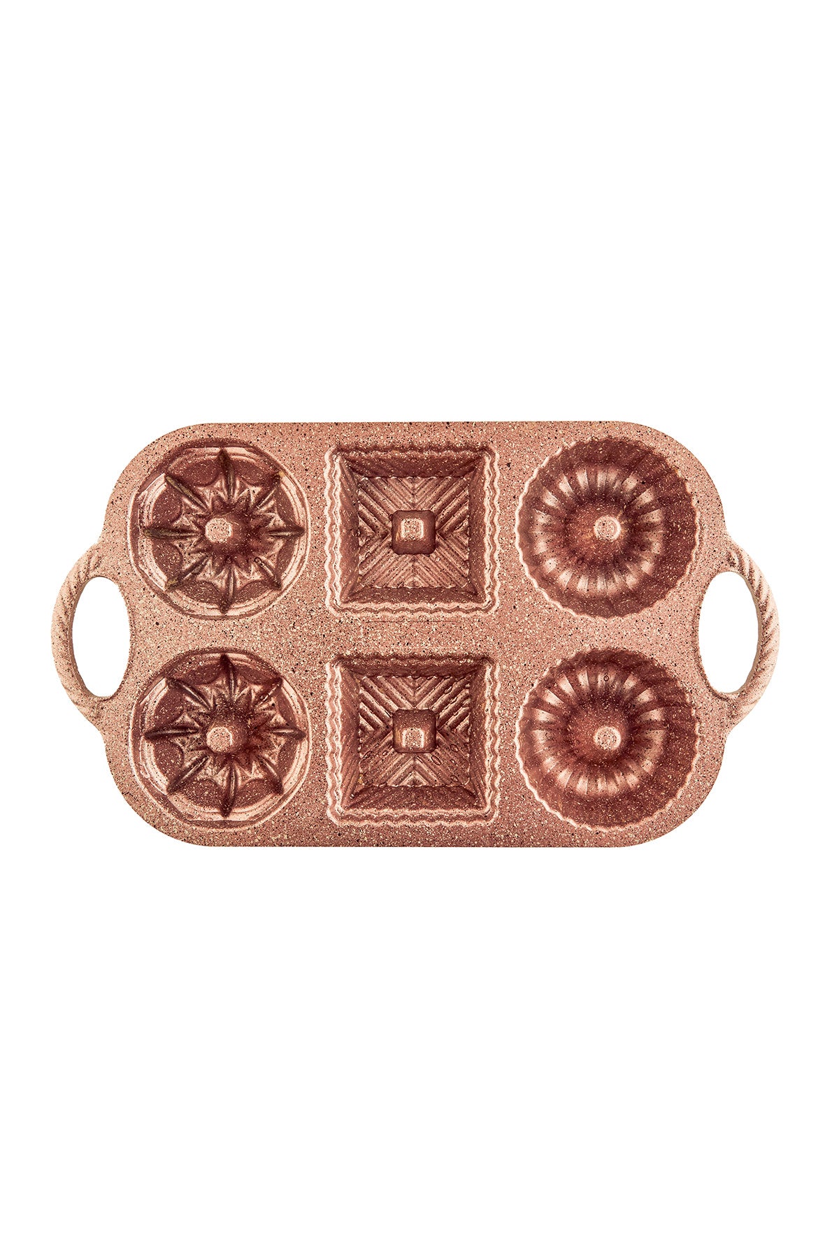 Valeria Rose Gold 6'lı Döküm Kek Kalıbı