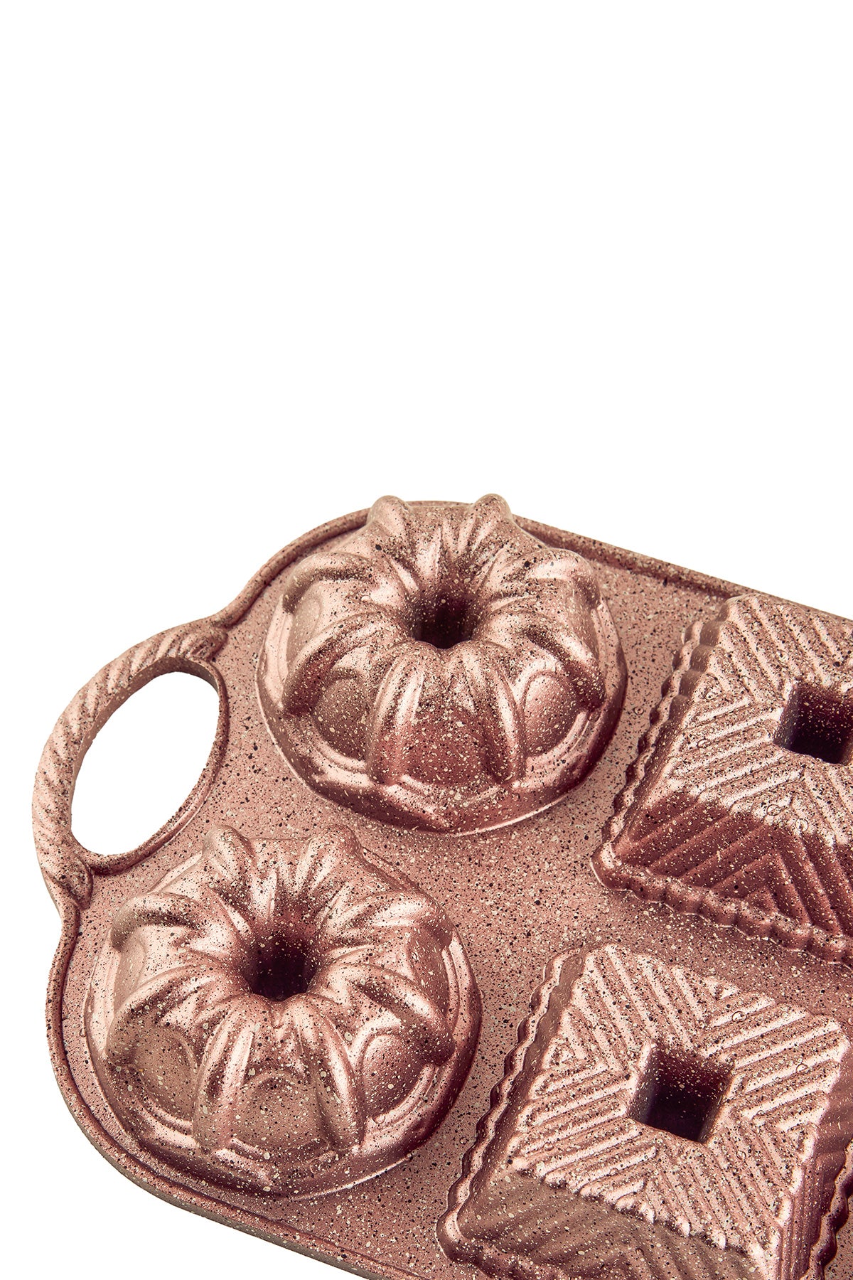 Valeria Rose Gold 6'lı Döküm Kek Kalıbı